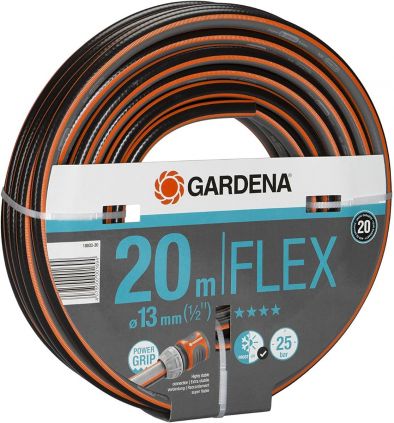Gardena Comfort FLEX Hose Pipe 13 mm 1/2-Inch by 20m 18033-20