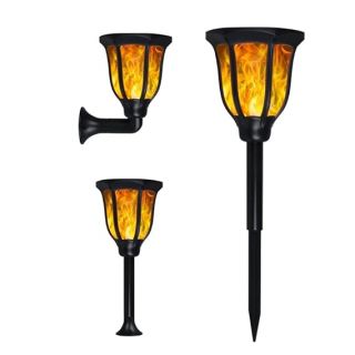 BKR® Solar Powered Garden /Wall Pillar Light