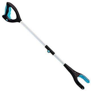Grab It Ratcheting Tool with LED Folding Grabber Stick Grab It Pick up Helping Hand Grabber Reach Arm Extension Tool